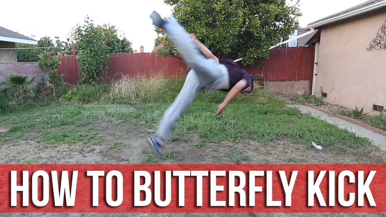 How To Butterfly Kick / B-Kick | Beginner Flips
