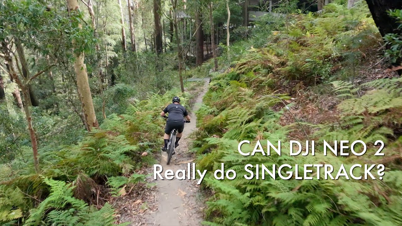 Amflow | DJI Neo 2: real world singletrack Follow-Me Test