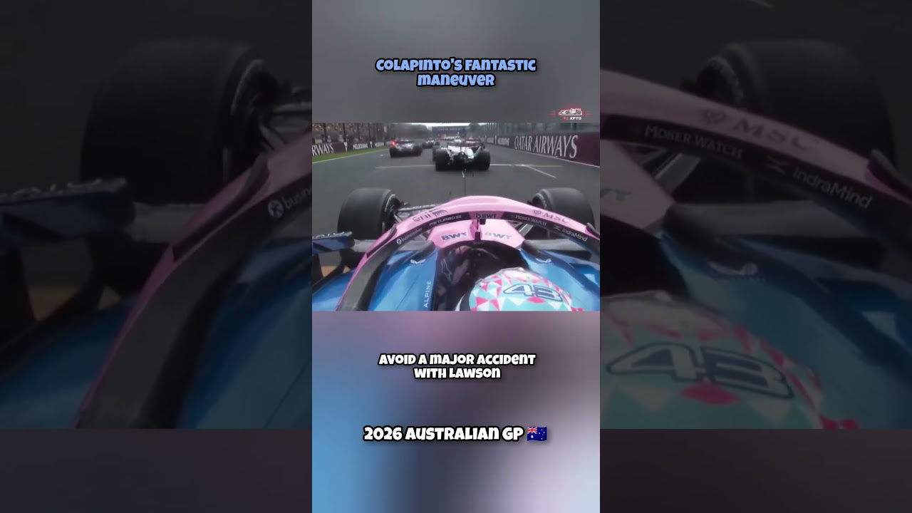 Colapinto's fantastic maneuver 👏
