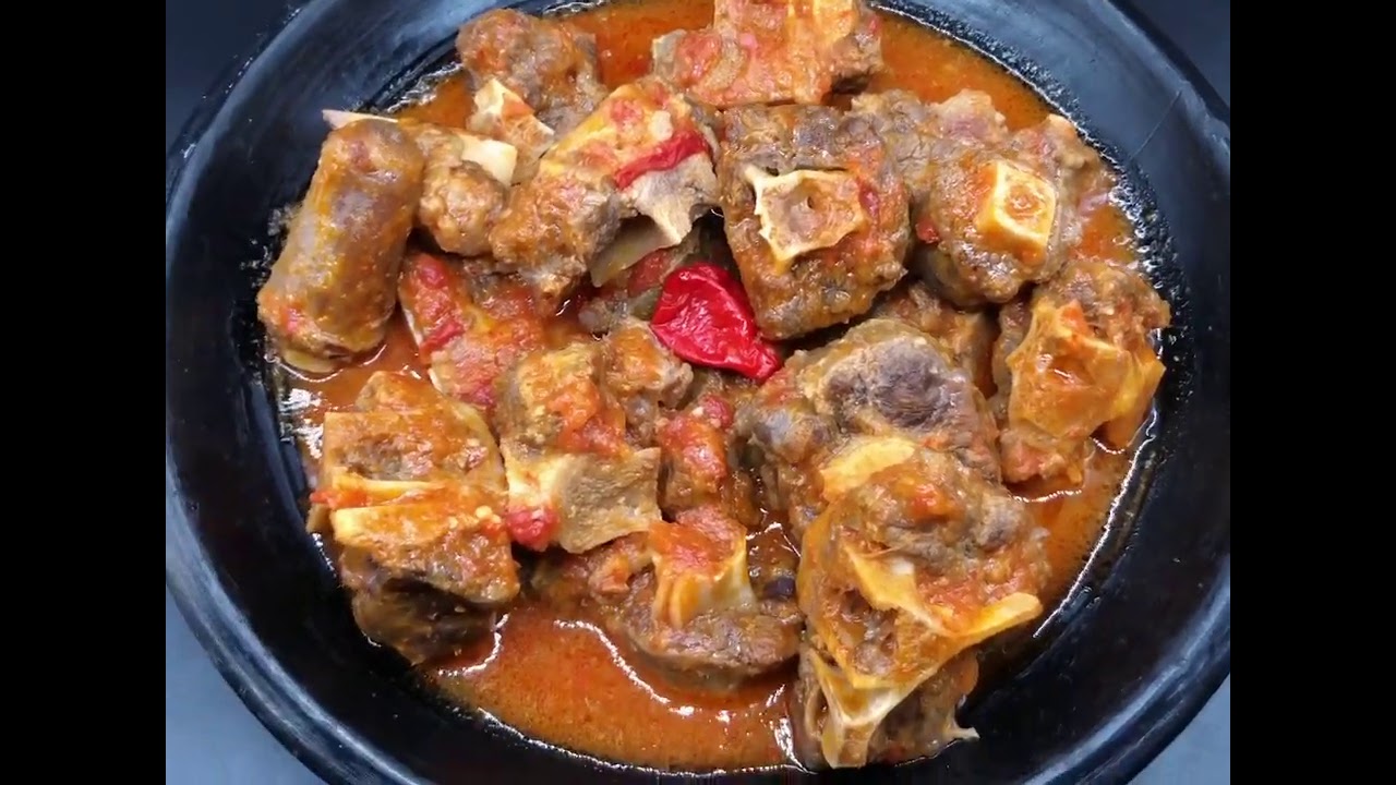 Soupe de queue de bœuf .