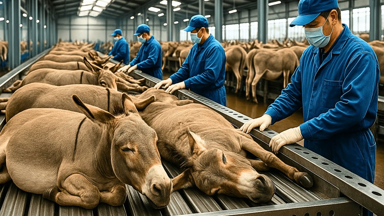 Как выращивают миллионы ослов ради молока, мяса и шкур &mdash; взгляд на индустрию ослиных ферм