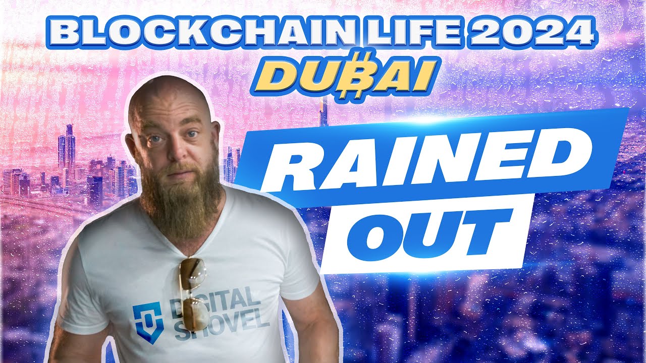Blockchain Life 2024 Dubai with Digital Shovel - Rained Out!