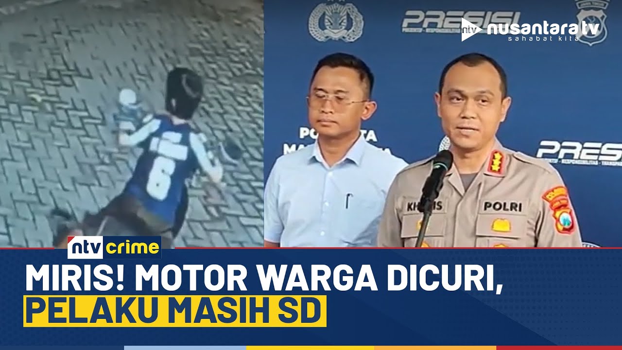 Pencurian Motor di Permukiman Malang, Pelaku Termasuk Anak SD | NTV CRIME