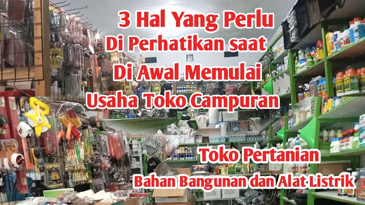 3 Hal Yang perlu di perhatikan di awal memulai usaha toko Campuran obat Obatan pertanian