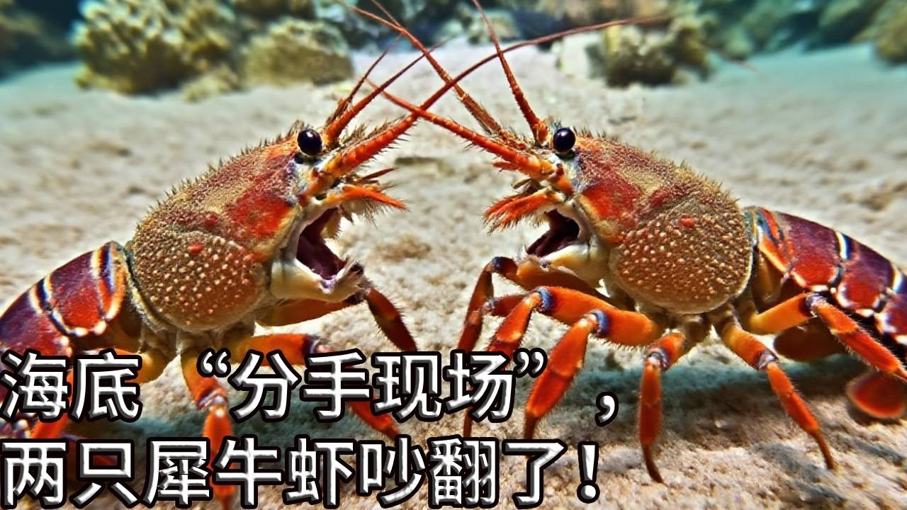 这对犀牛虾，吵得比我和对象还凶！真是海底最凶的分手！【奇奇de海洋】