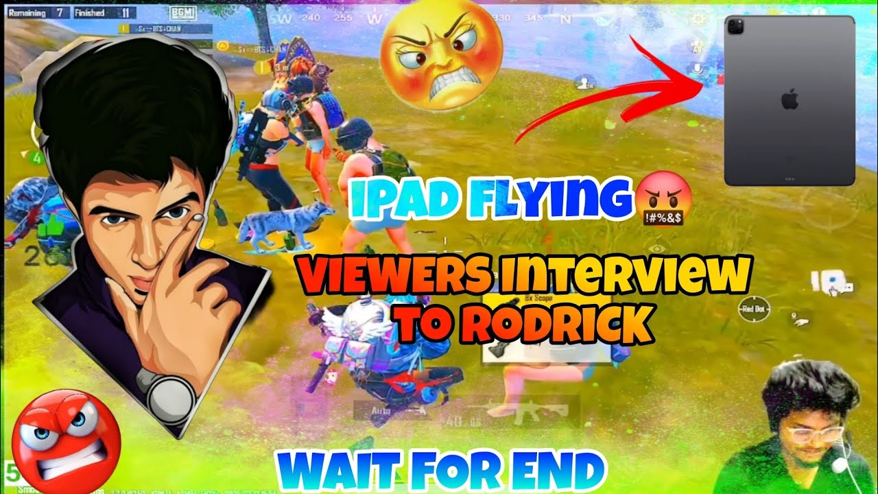 Ipad Flying🤣Viewers Interview To Rodrick😔Wait For End🙏#madan #bgmilivetamil #botsquad #viralvideo