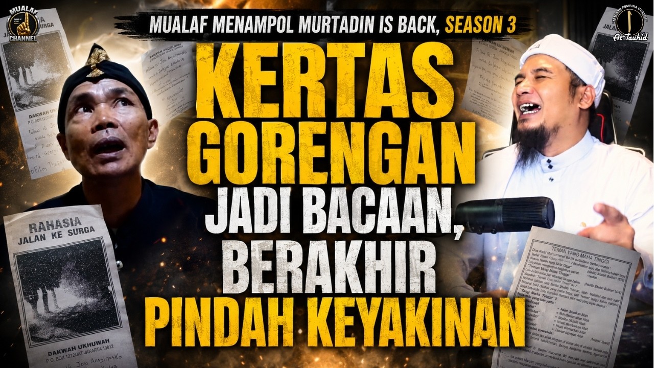 KERTAS GORENGAN JADI AWAL PINDAH KEYAKINAN