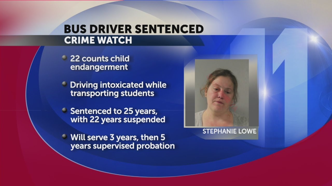 Tazewell Co. bus driver sentenced after indicted on child endangerment, DUI charges