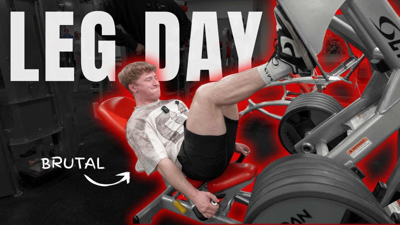 HOW I BLEW UP MY LEGS IN 6 MONTHS | Raw Leg Day