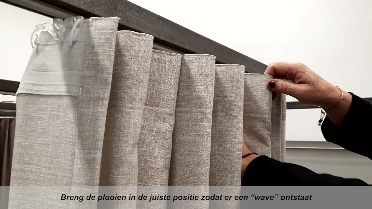 Wave gordijnen (montage)  Topjaloezieen.nl