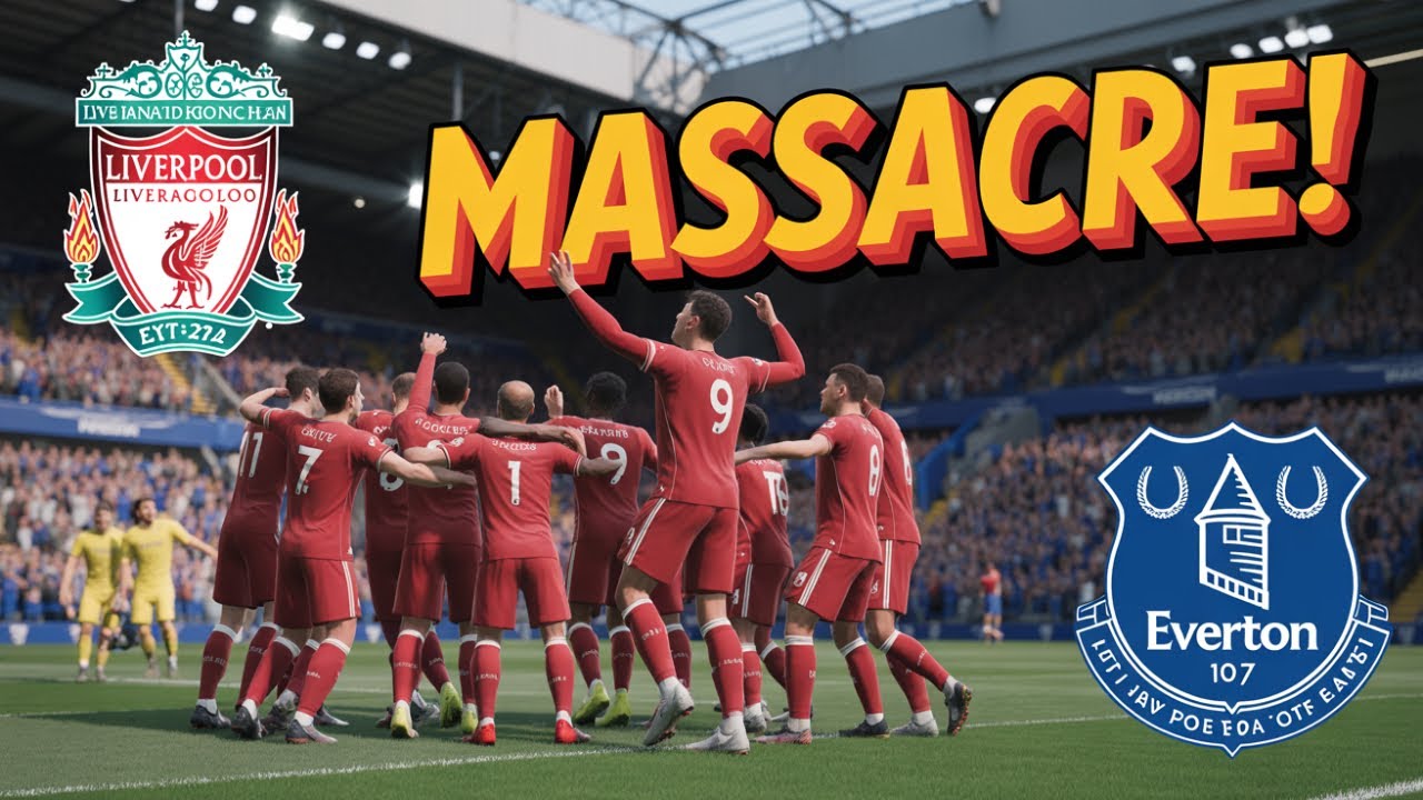 «Ливерпуль» разгромил «Эвертон» со счетом 11:0 🤯 | Игровой процесс eFootball