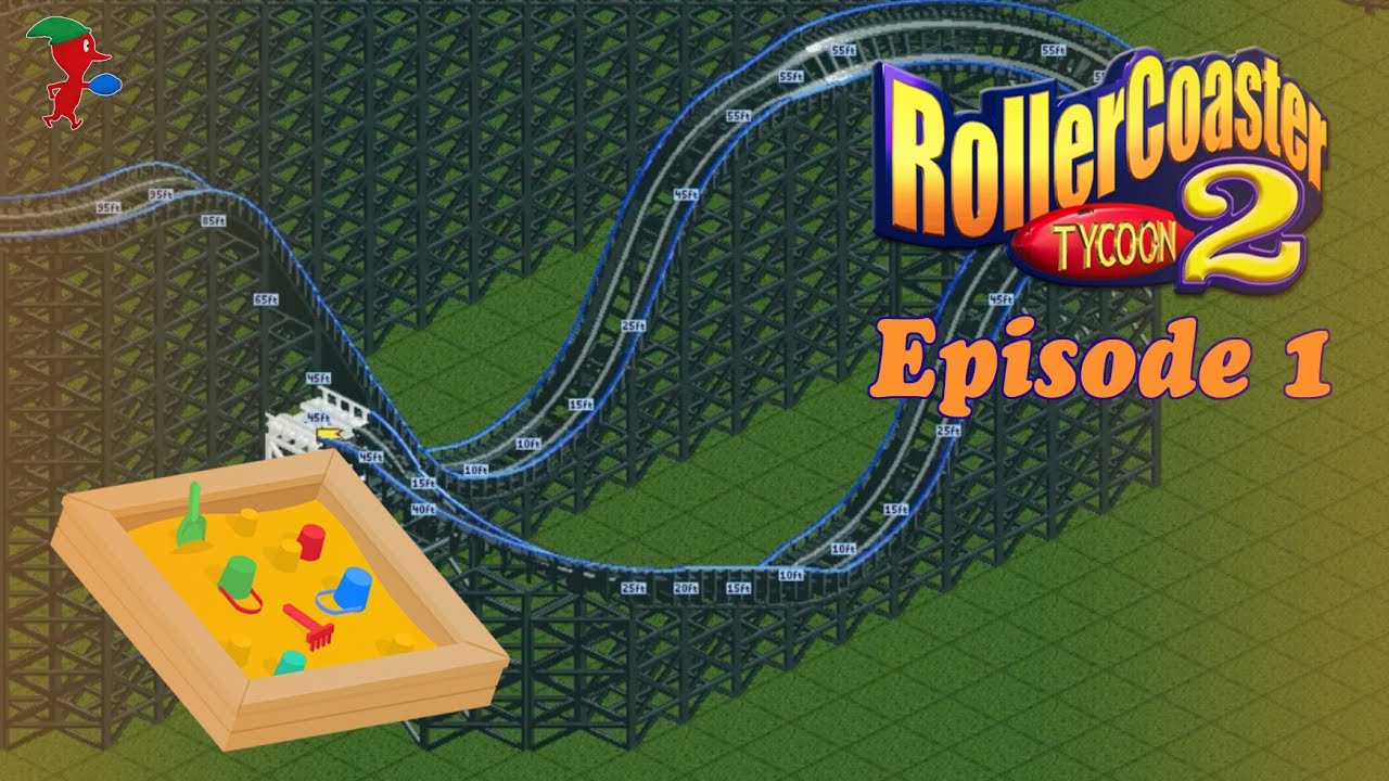 RollerCoaster Tycoon 2: Sandbox Mode [Episode 1] Fumbling with Fountains