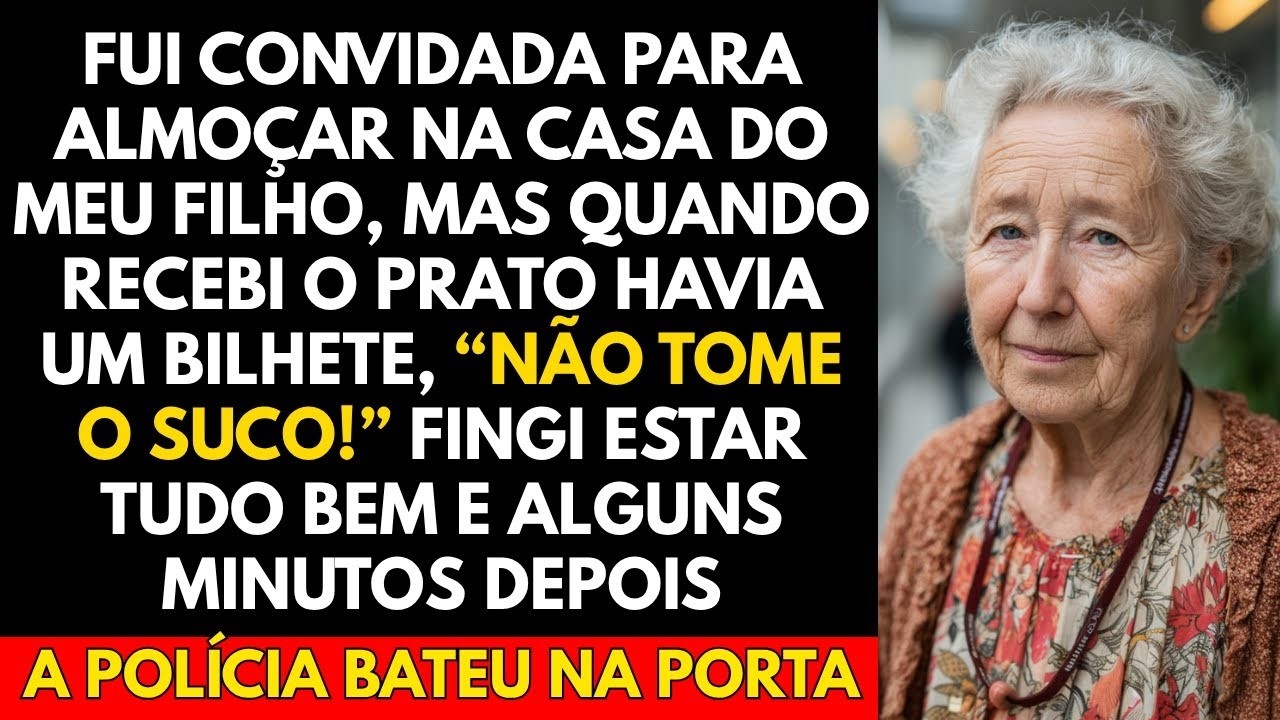 Fui Convidada Para Almoçar Na Casa Do Meu Filho, Mas Quando Recebi o Prato Havia Um Bilhete, “N