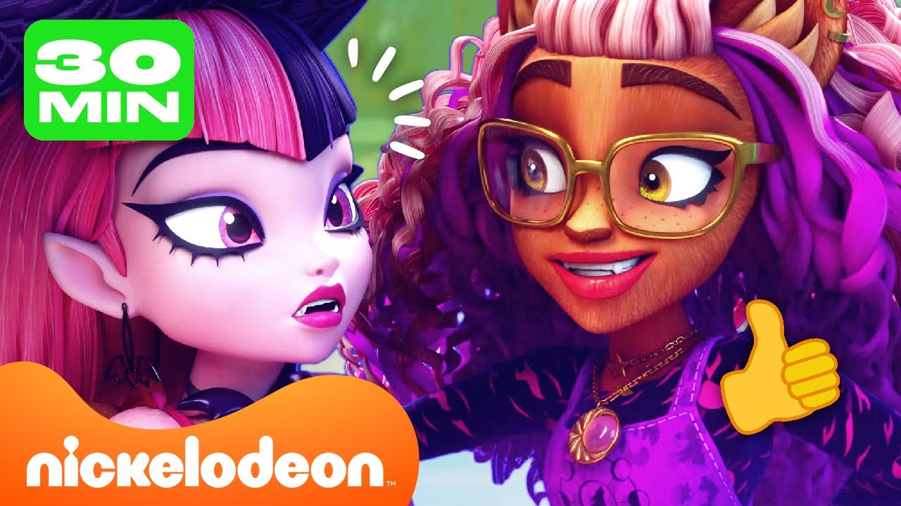 Monster High | 30 MINUTOS de Clawdeen salvando el día 🐺 | Nickelodeon en Español