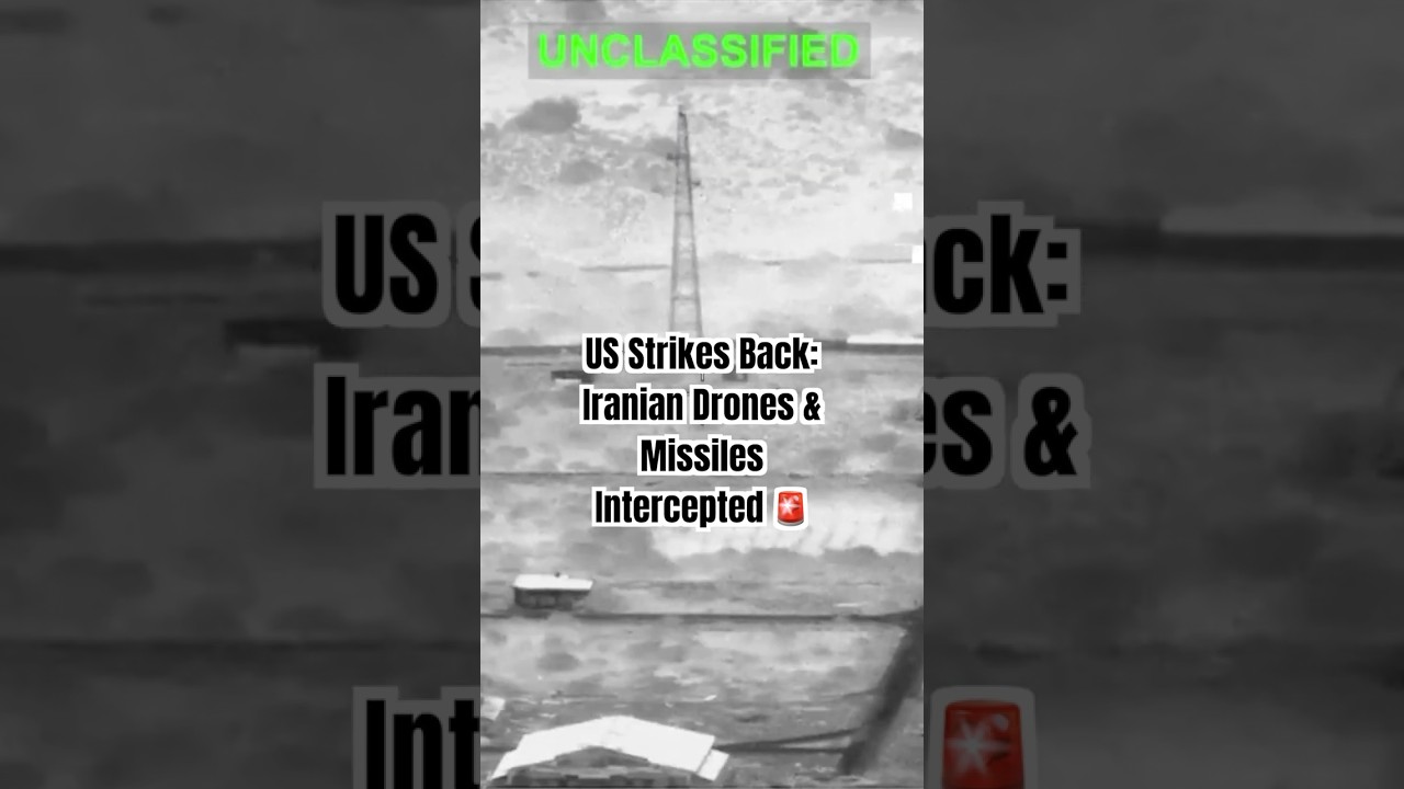 US Strikes Back: Iranian Drones & Missiles Intercepted 🚨