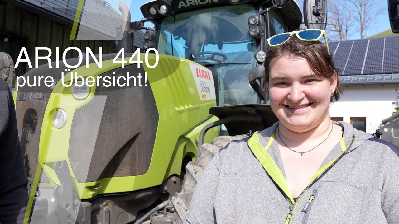 ARION 440 im Einsatz: Warum Farfluencerin Larissa auf CLAAS setzt