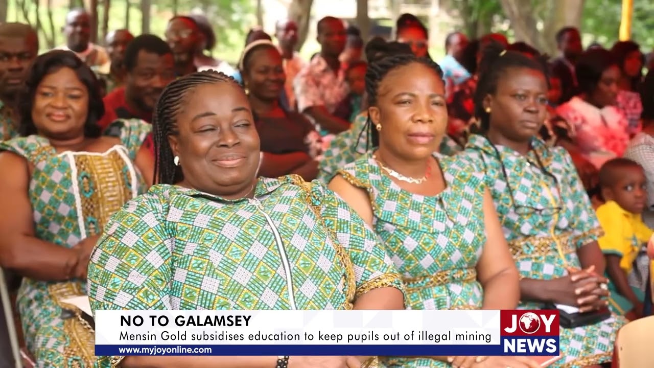 NoTo Galamsey: Mensin Gold subsidises education to keep pupils out of illegal mining