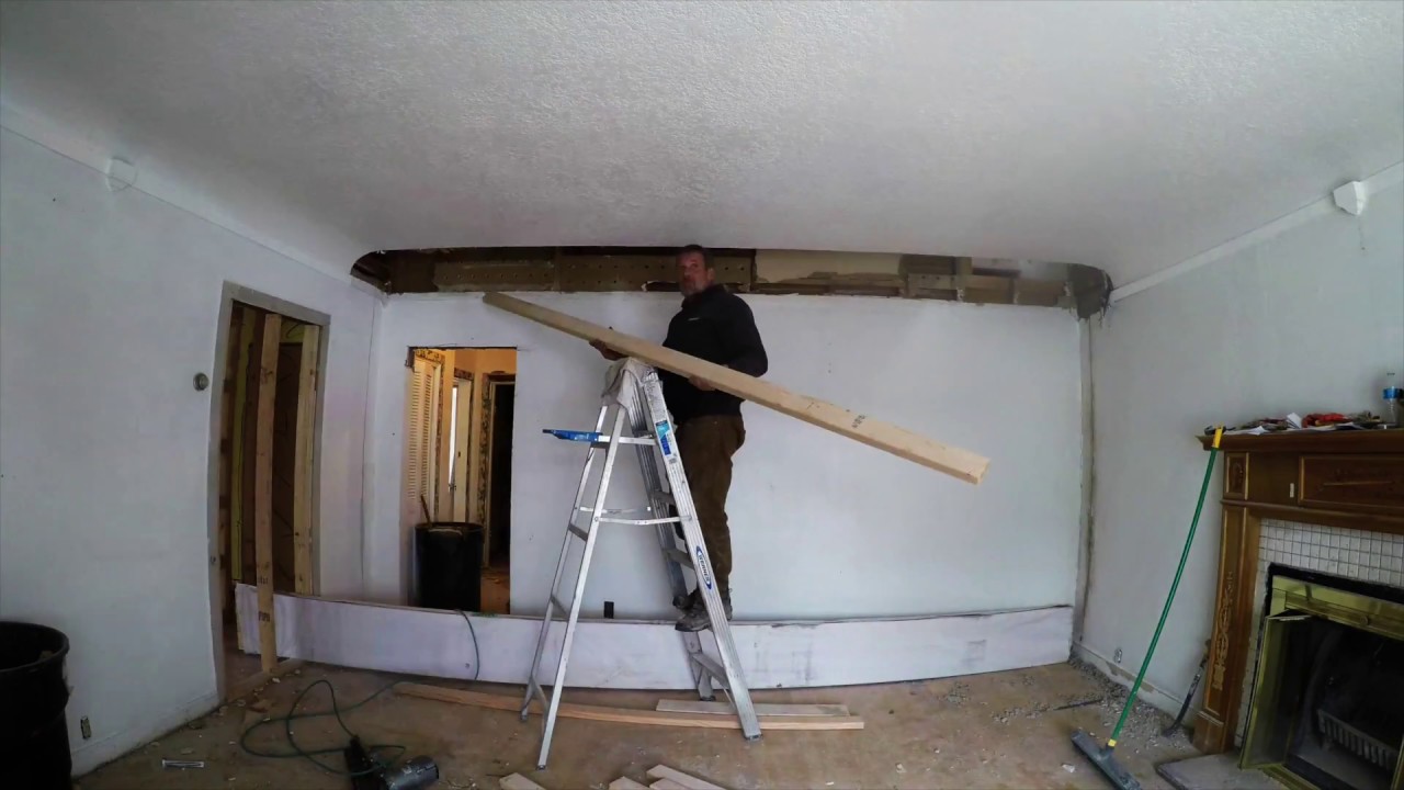 Stair wall removal to open up staircase