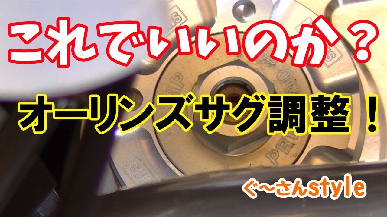 【ZX-14R】サスペンションのサグ調整に挑戦！