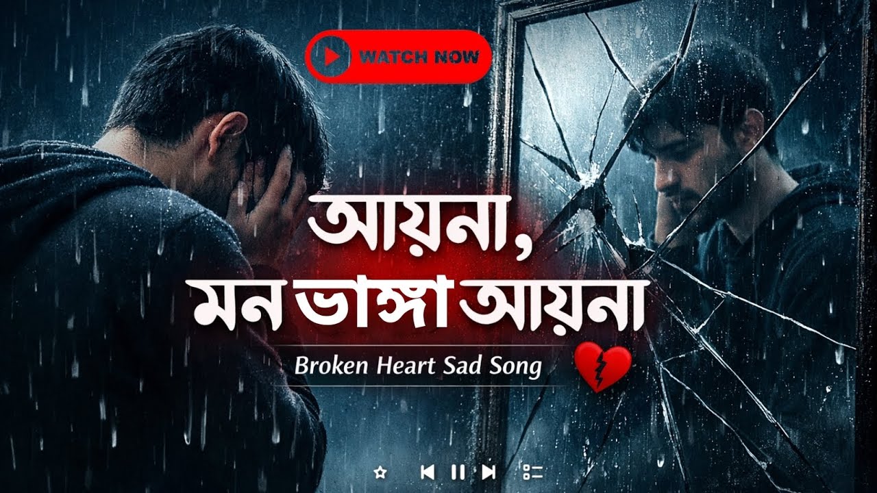 আয়না মন ভাঙা আয়না 💔🥹 | Bengali Sad Song | Broken Heart Emotional Song🥀 | #bengali #sad #song