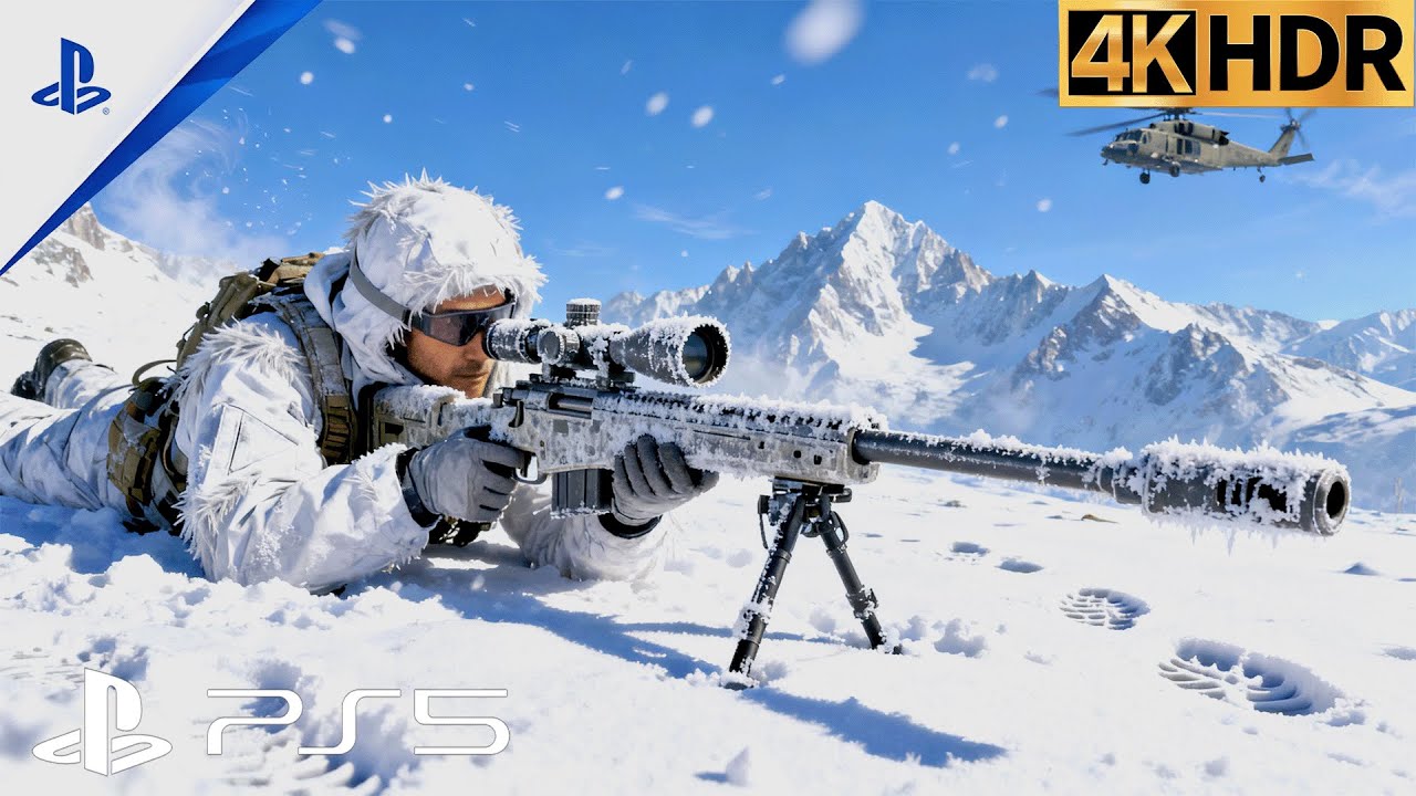 The Best Silent Winter Sniper Mission | Call of Duty (4K60FPS Ultra-Realistic)