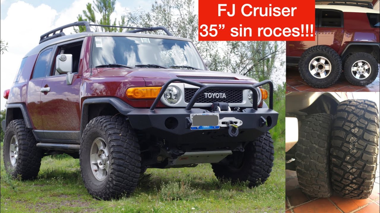 Toyota FJ Cruiser. Llantas de 35