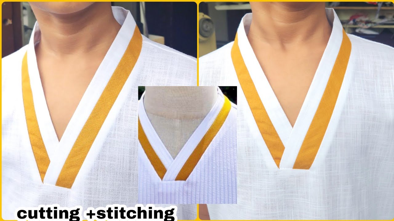 High neck designer collar stitching / kurta or kurti High neck designer collar cutting and stitching