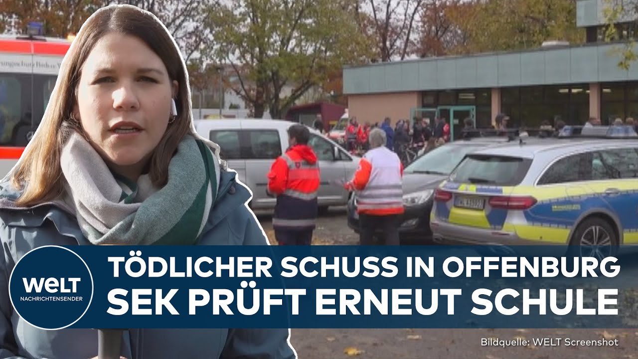 OFFENBURG: Nach Bluttat in Schule! Spurensicherung läuft! Mutmaßlicher Täter sitzt in U-Haft