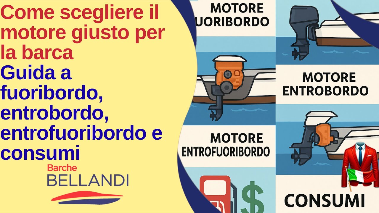 Come scegliere il motore giusto per la barca. Fuoribordo, entrobordo, entrofuoribordo e consumi