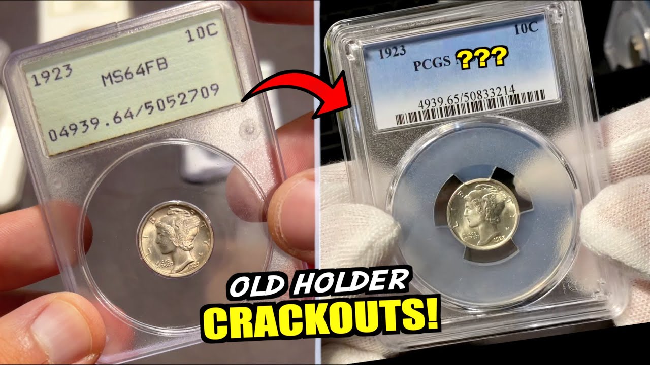 PCGS Unboxing 3 - Old Holder Crack Outs! (Upgrades, Lincolns, Type, Silver)