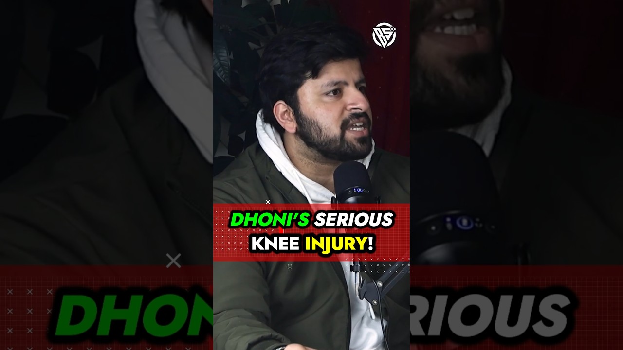 Dhoni's Serious KNEE INJURY!😰