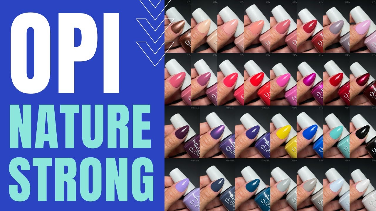OPI Nature Strong Swatch & Review  (Timestamps in description box)