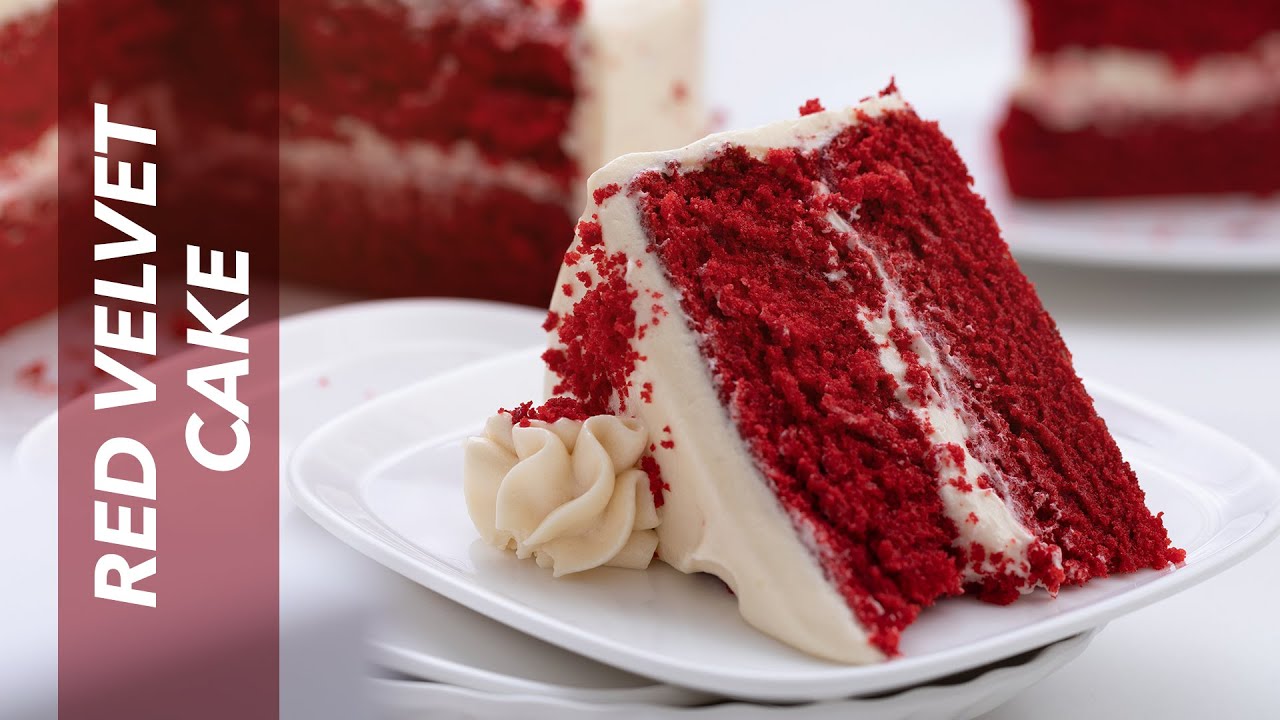 Classic Red Velvet Cake w/ Cream Cheese Frosting