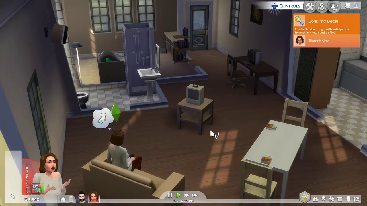 NEW BABY GIRL! - The Sims 4 No Commentary Gameplay