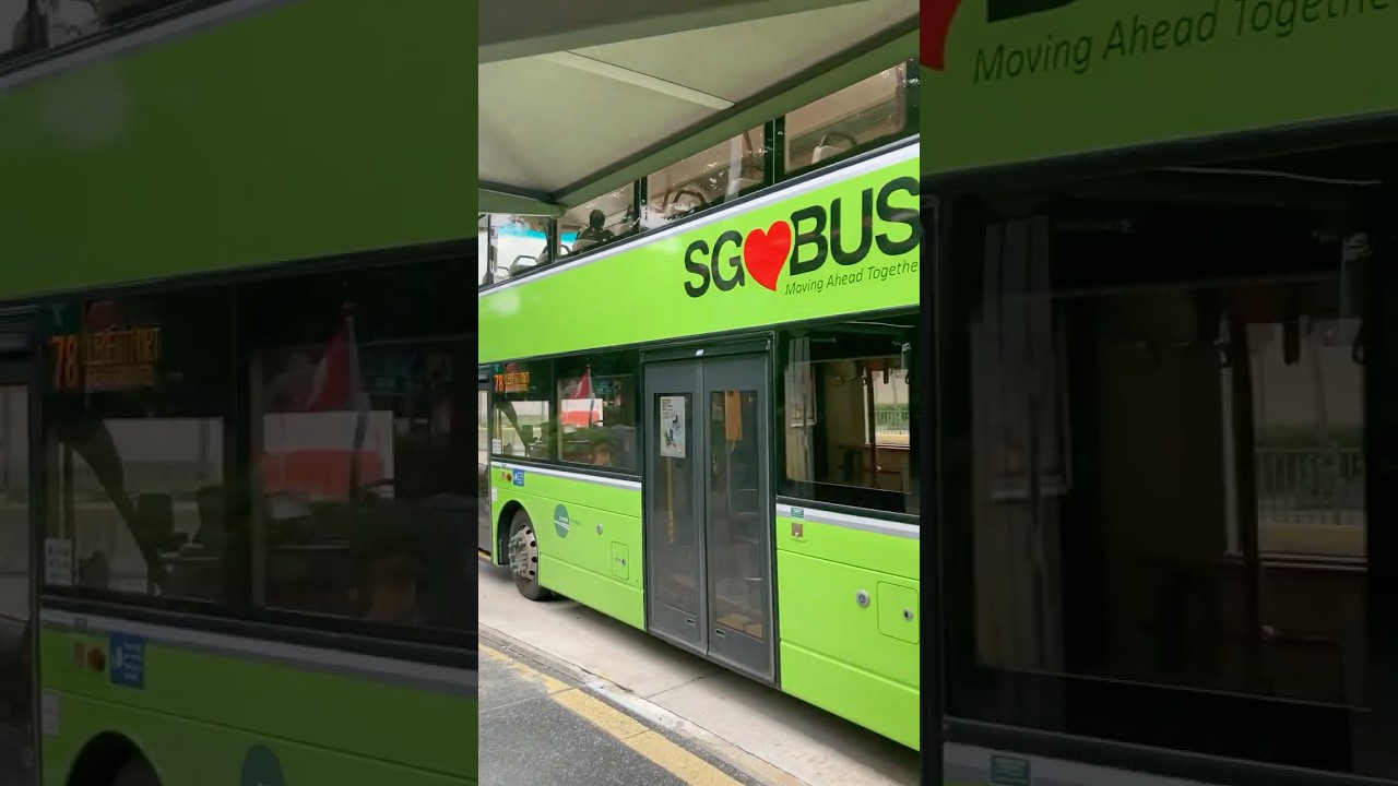 #Volvo #B9TL WEG2 (Voith) - Departing Bus Stop (Tower Transit Service 78) #singapore #sgbus #shorts