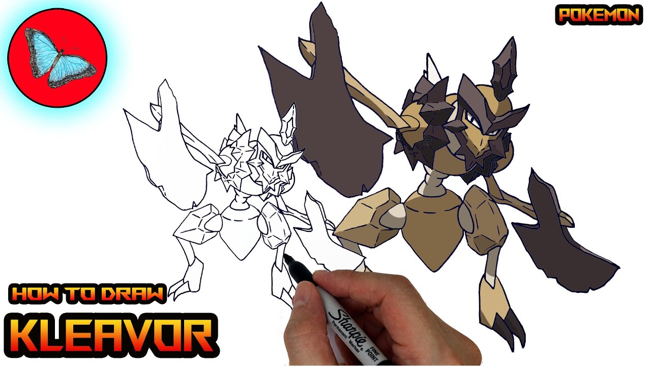 How To Draw Pokemon - Kleavor