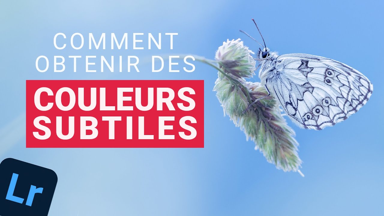 Comment obtenir des couleurs subtiles sur Lightroom