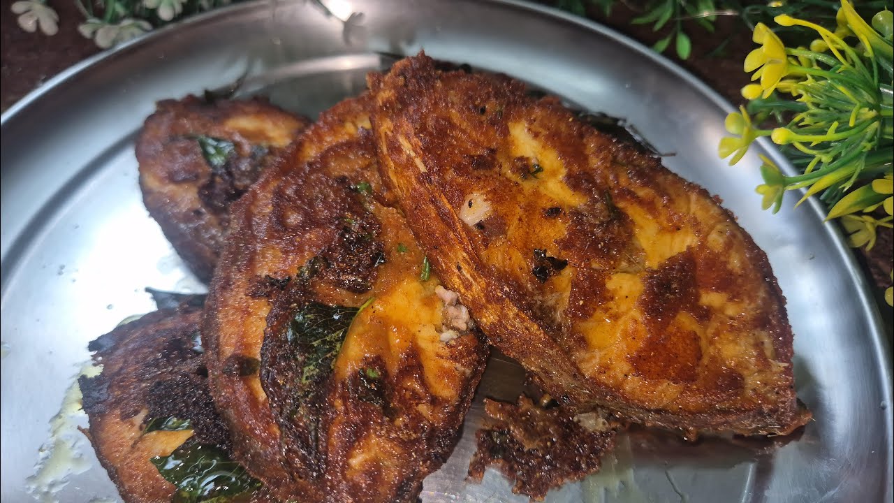 இந்தியன் சால்மன் மீன் வறுவல் | Perfect Indian Salmon Fish Fry Recipe | Spicy Kitchen of India