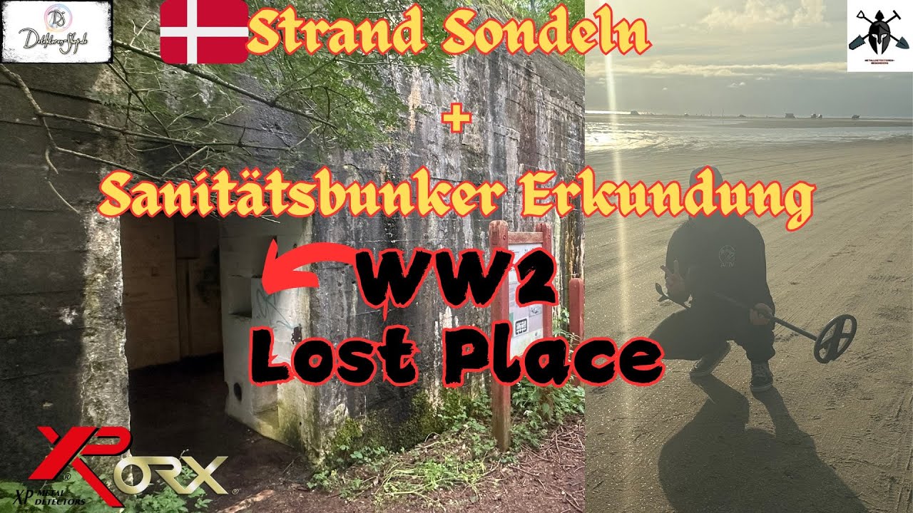 Strandsondeln und Hospitalsbunker der Deutschen Wehrmacht im Wald gefunden. #treasure #lostplace