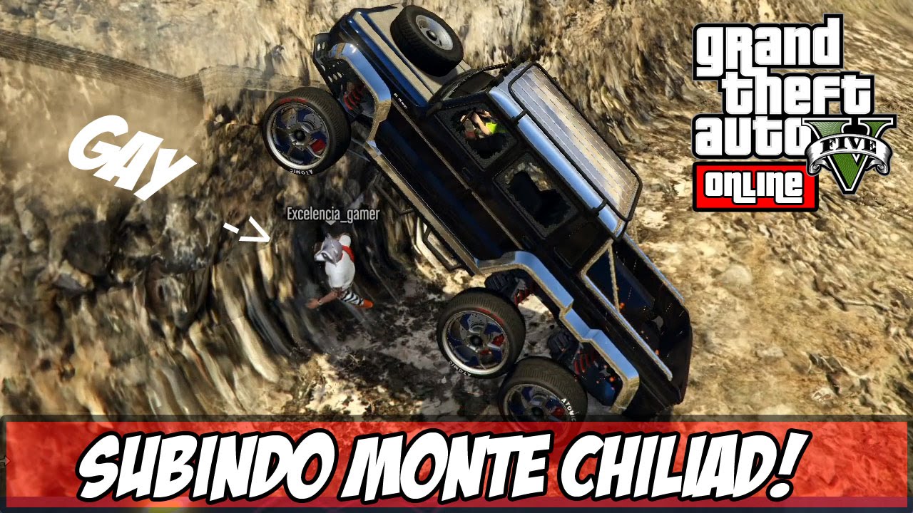 GTA V - Subindo ou Tentando Subir o Monte Chiliad! (Ps4)