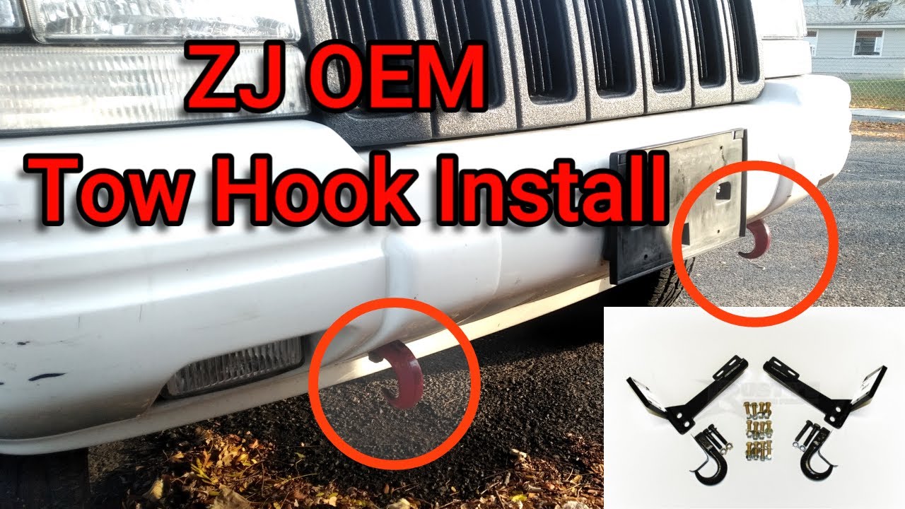 Jeep (ZJ) OEM Tow Hook Install