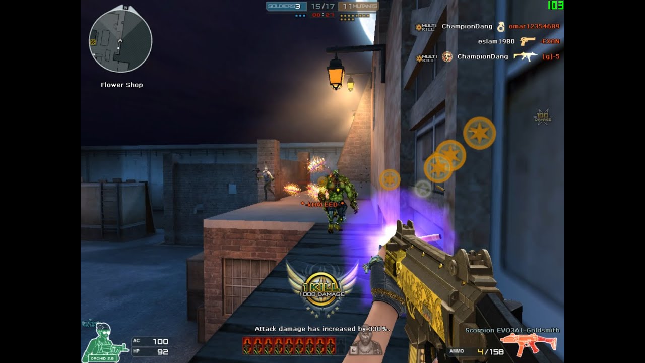 Crossfire West: Scorpion EVO3A1-Goldsmith HMX Gameplay - Champion Dang