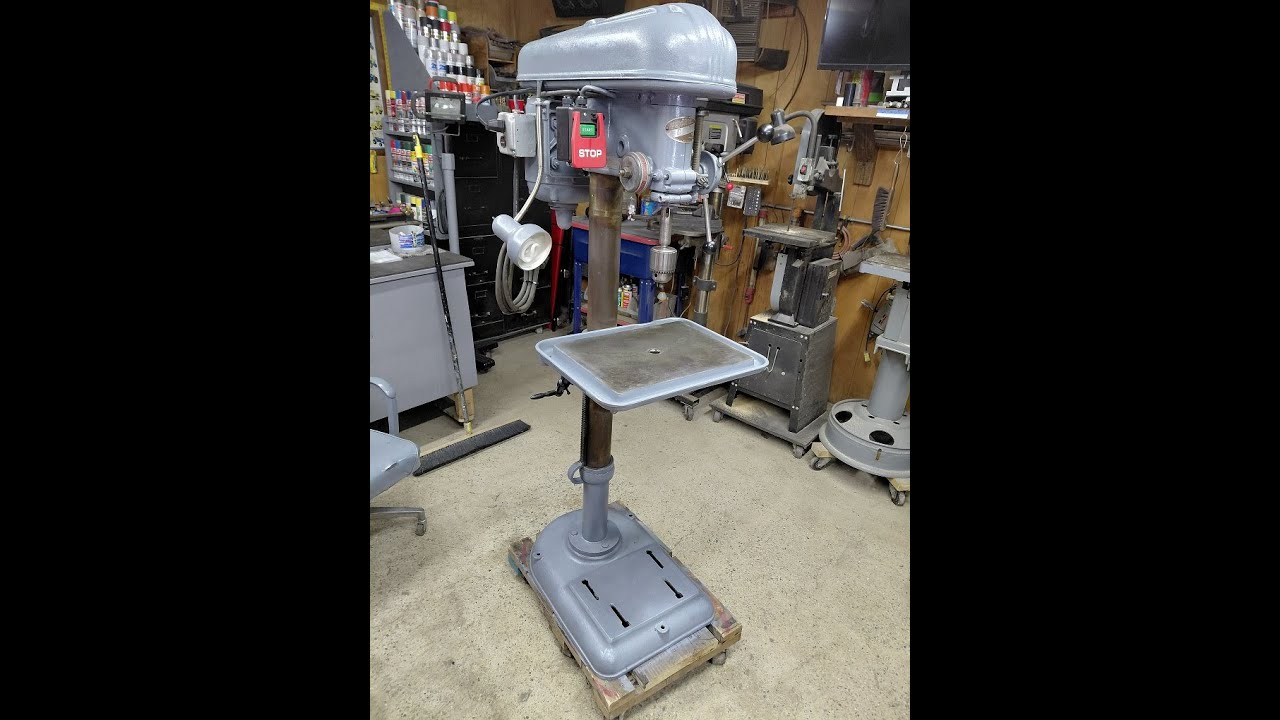 Delta Drill Press Restoration