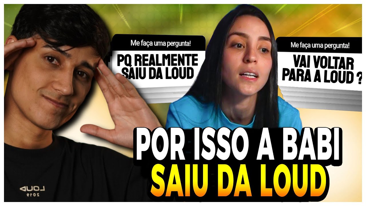 BAK REAGINDO AO VERDADEIRO MOTIVO DA BABI SAIR DA LOUD