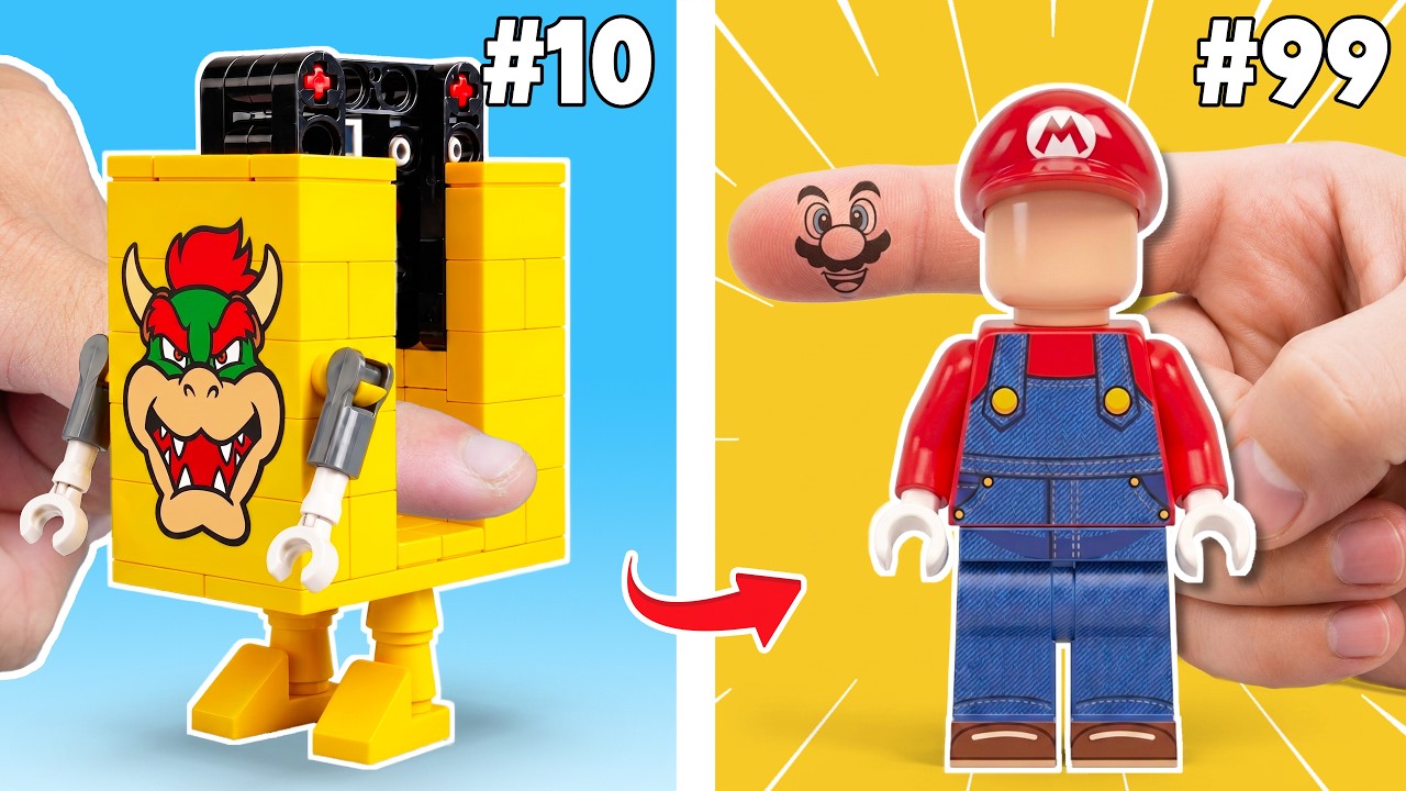 Магия LEGO: персонажи Mario Galaxy показывают невероятные фокусы | BEAR Bricks