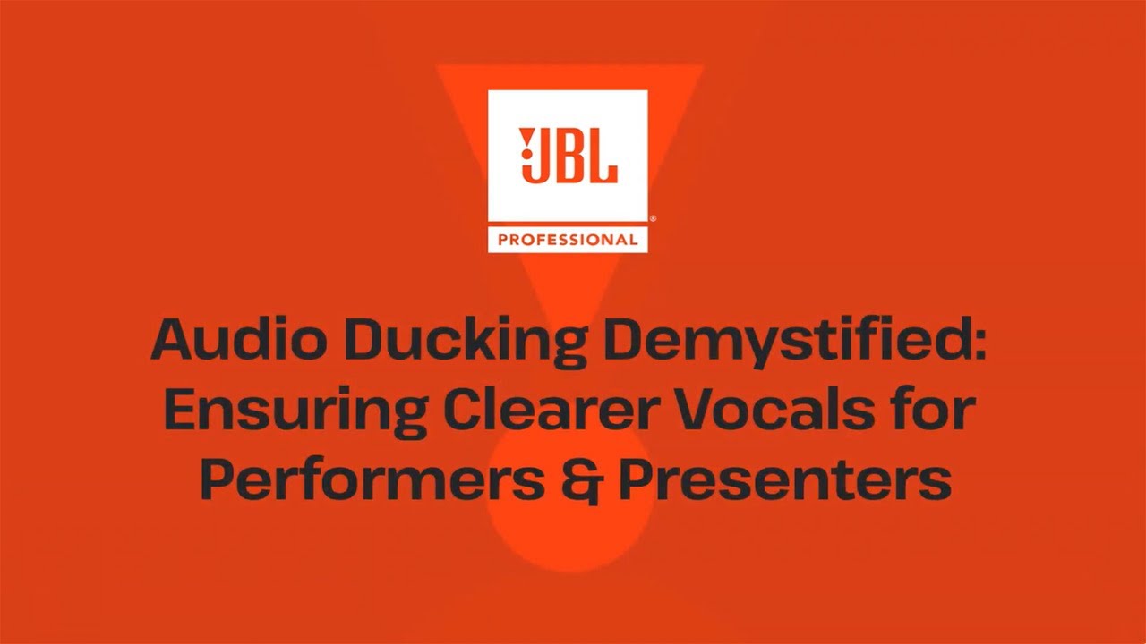 Audio Ducking Demystified: How JBL Portable PA Solutions Ensure Clearer Vocals  | JBL Pro Audio Blog