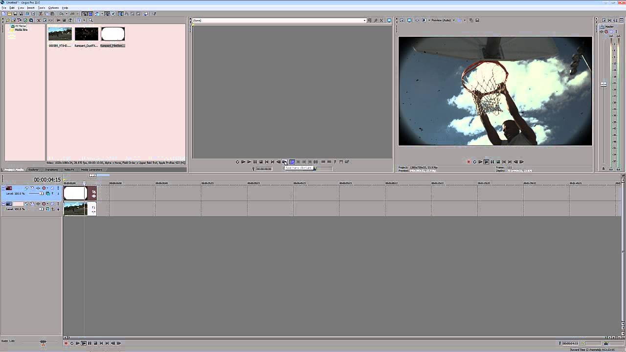 Getting Started with Rampant Design Tools in Sony Vegas