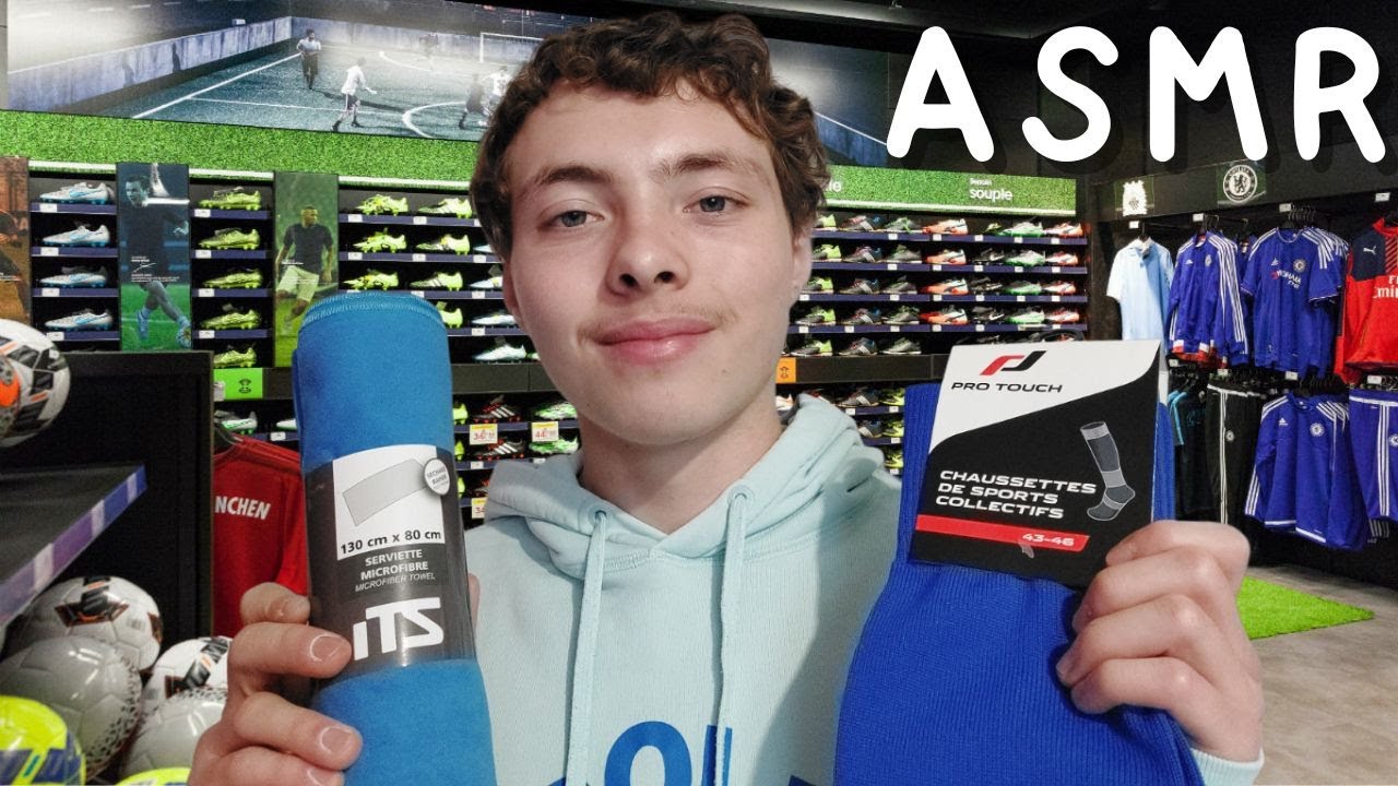 ASMR FR: Roleplay⚽️Magasin de sport⚽️