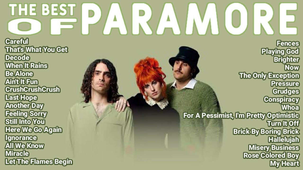 Best of Paramore - Hayley Williams - Nonstop Paramore Songs Greatest Hits