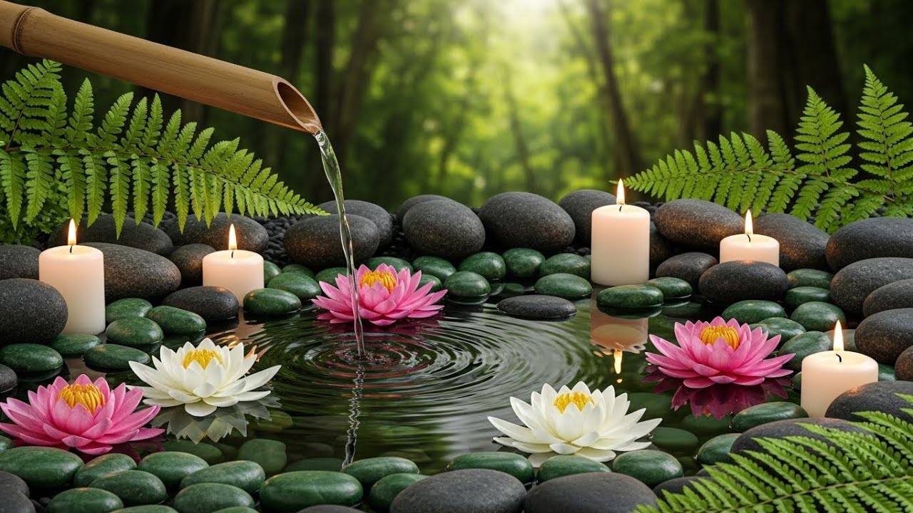 Relaxing Sleep Music to Relieve Anxiety 🍃Stress Relief, Water Sounds